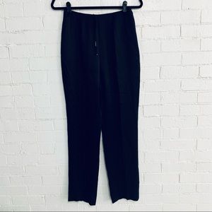 AKRIS Straight Leg 100% Silk Pants